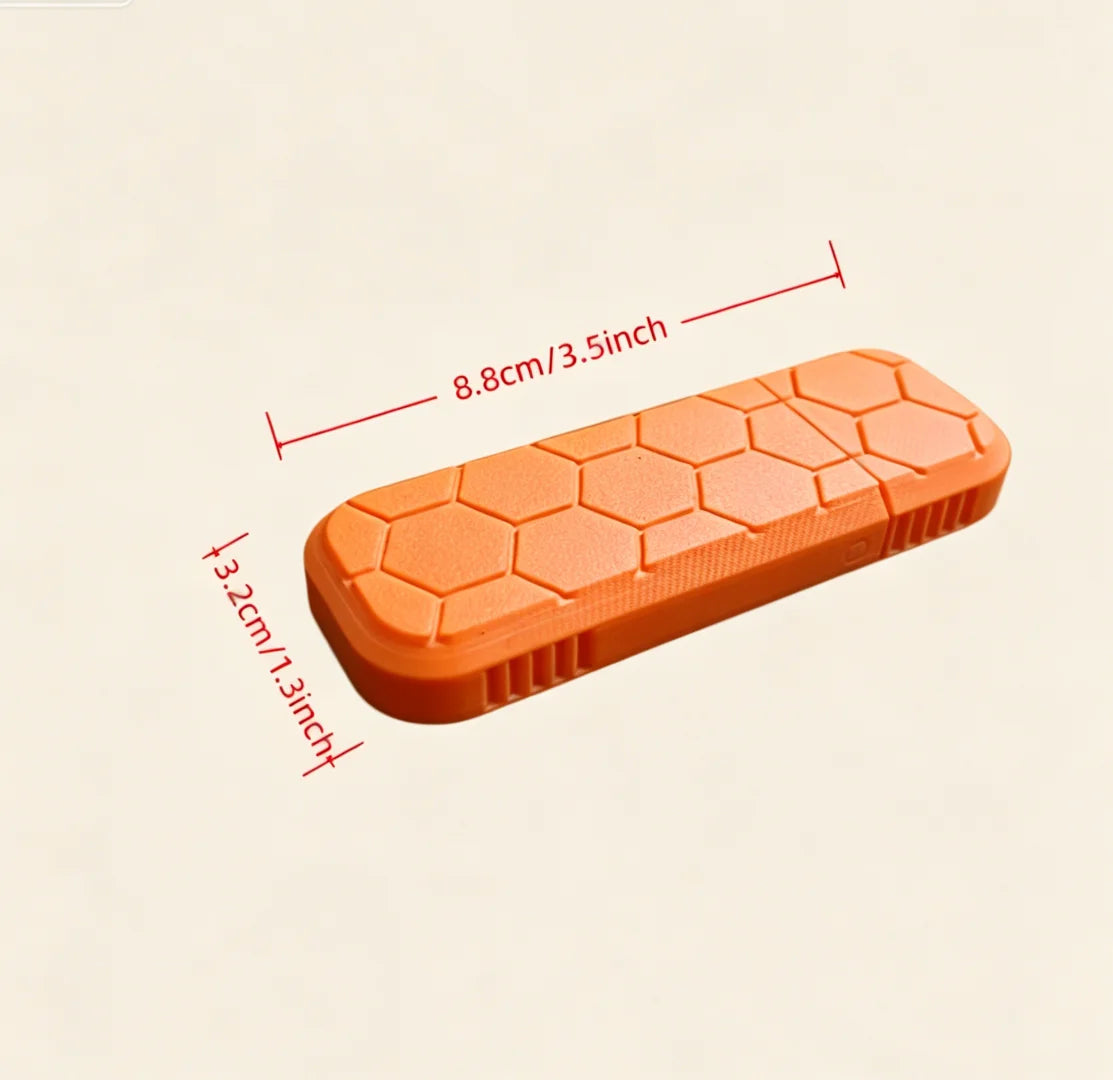 Pocket Friendly Slide Open Storage Cases Texture Portable Pill Container for Outdoor Travel Daily Carry for Earplug Pill Gadgets Oasis Select box 2