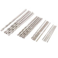 LIKE WISH Diamond Drill Bit Set 20 Pieces 4 Sizes 1Mm 1.5Mm 2Mm 2.5Mm Twist Tip Jewelry Beach Sea Glass Shells Gemstones Lapidar Oasis Select Silver