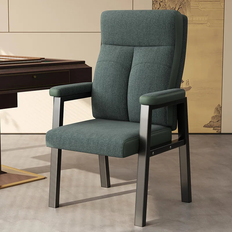 Mahjong Chair Chess and Card Chair Home Sofa Back Chair Office Conference Chair Oasis Select Buff