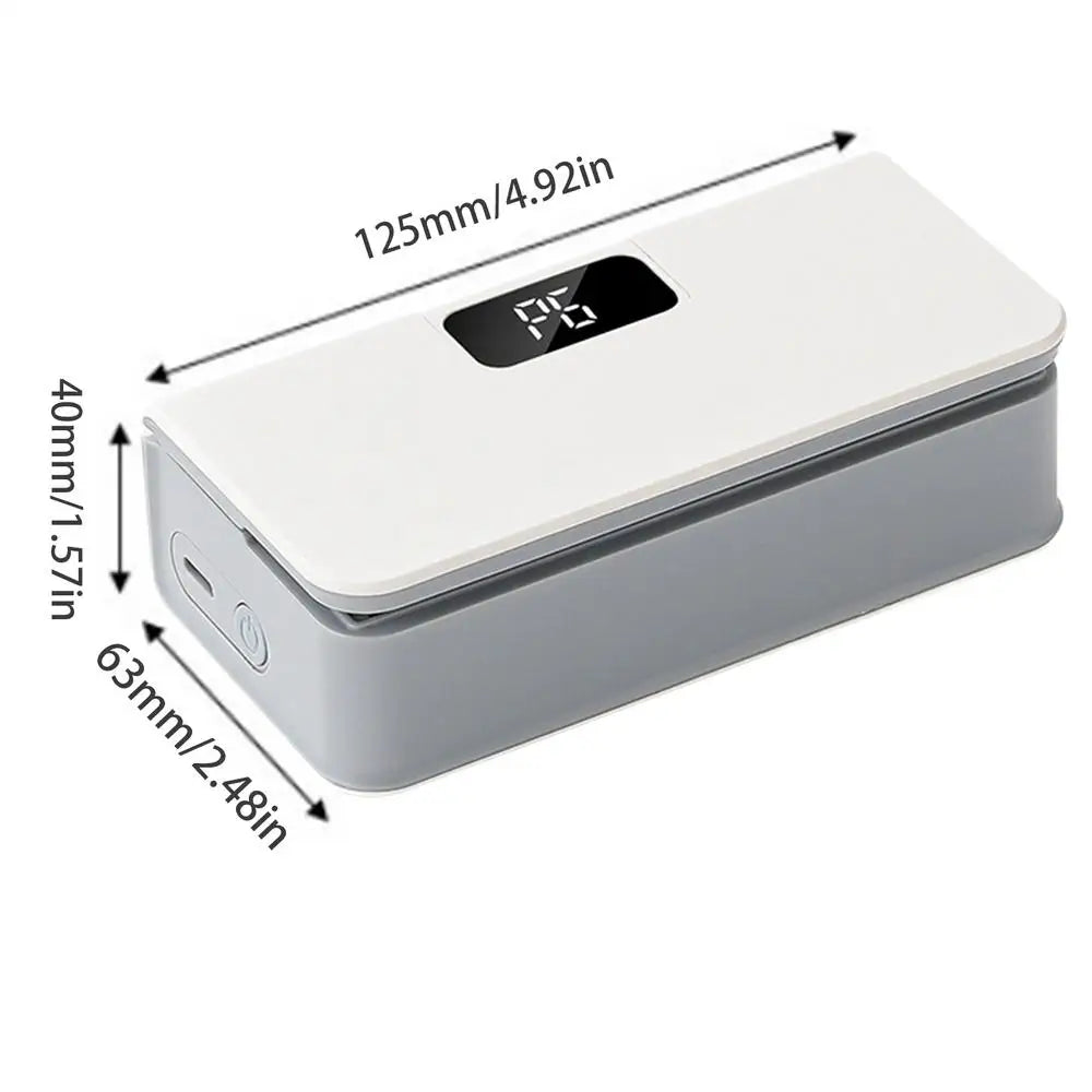Mini Plastic Bag Sealer Heat Bag 2 In 1 Chip Bag Sealer And Cutter Vacuum Sealer Fridge Magnet Small Bag Sealer Rechargeable Oasis Select White
