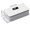 Mini Plastic Bag Sealer Heat Bag 2 In 1 Chip Bag Sealer And Cutter Vacuum Sealer Fridge Magnet Small Bag Sealer Rechargeable Oasis Select White