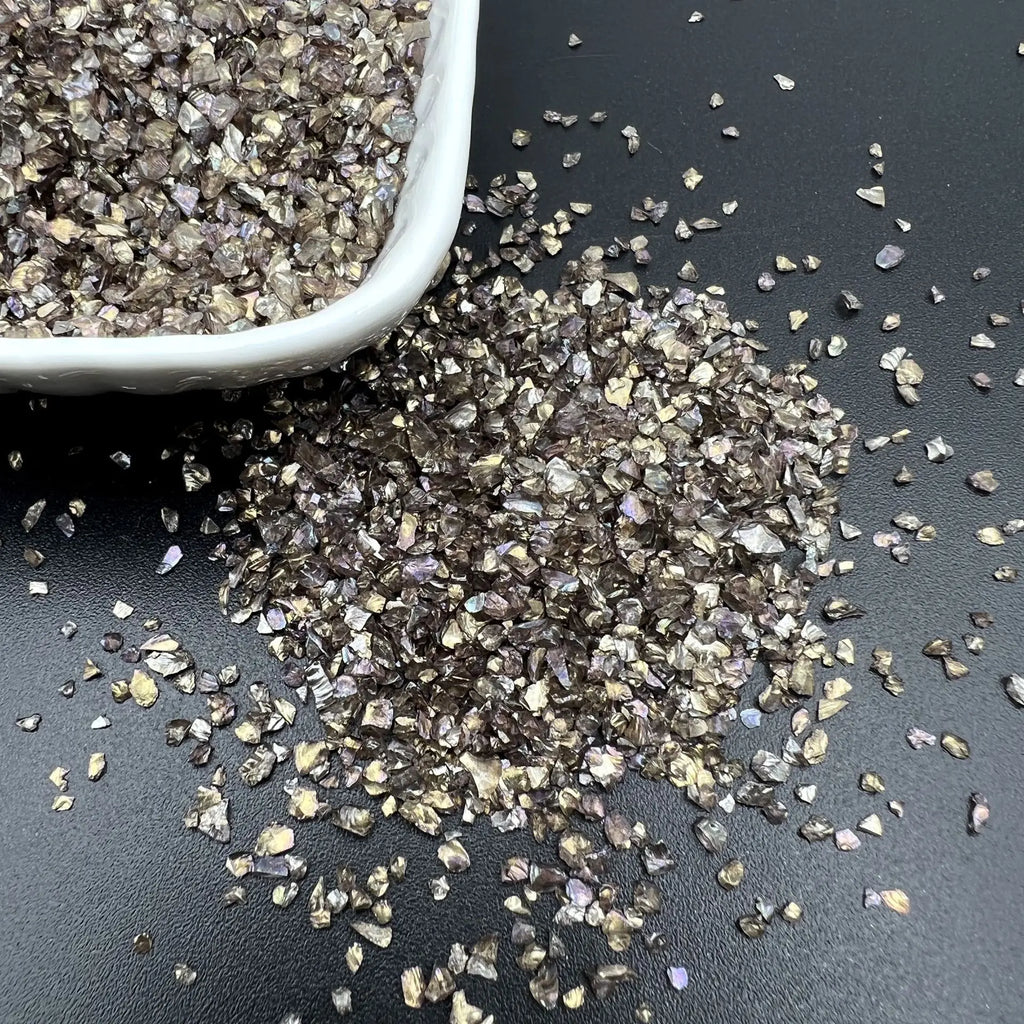 20g Glass Crushed Stone Irregularity Crystal Gravel Filling For DIY Epoxy Resin Mold Filler Crafts Decorative Nail Art Filler Oasis Select Gold 20g