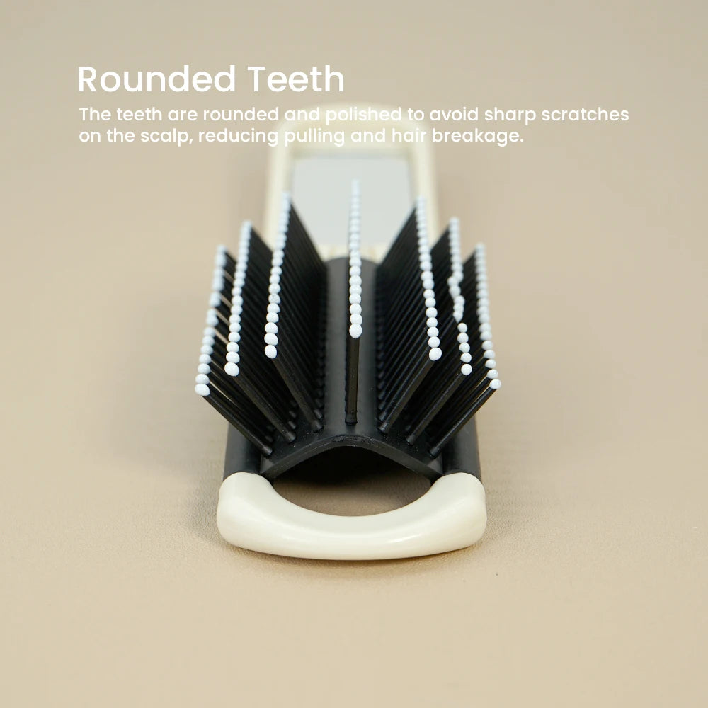 Foldable Air Cushion Comb with Mirror – Portable Travel Mini Comb Portable Hair Comb Oasis Select