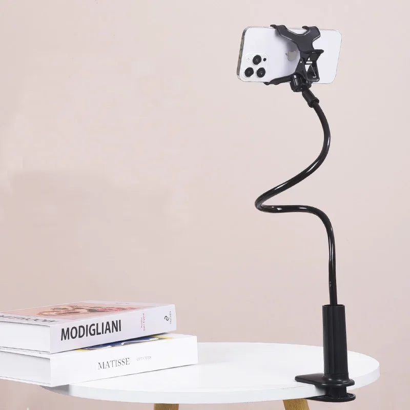 70cm Phone Holder Stand Lazy Bracket Headrest Bed 360 Flexible Long Arms Clamp Mount For iPhone Samsung and 3.5~6.7" Device Oasis Select black
