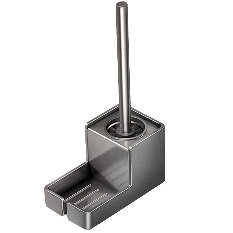 Toilet Brush, Shelf, No Punching, Household No Dead Ends, Toilet Brush, Toilet, Bathroom Toilet, Cleaning Artifact Oasis Select