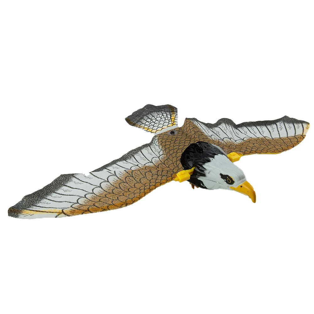 Plastic Hanging Decoy Bird Scarer Deterrent For Garden Farm Pest Control Outdoor Animal Hunting Fake Hawk Oasis Select 1pc