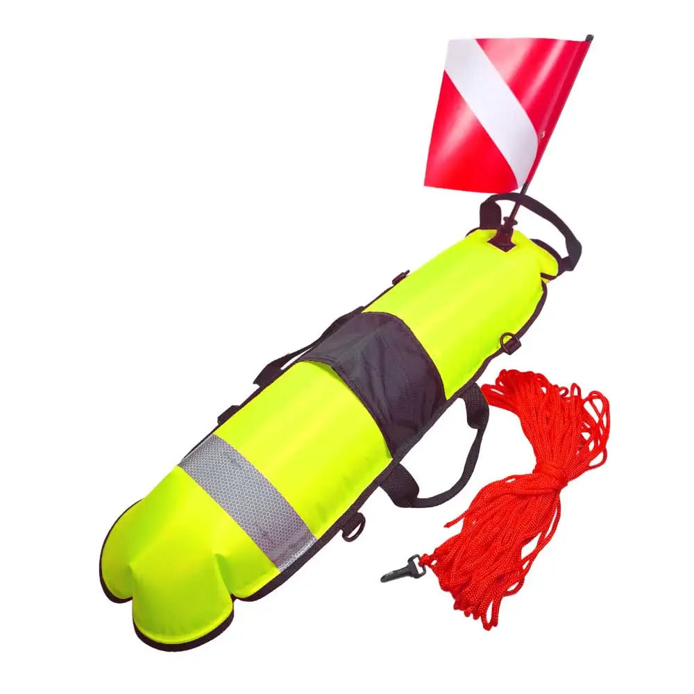 Spearfishing Surface Marker Buoy Float Scuba Diving Signal Float with 25m Rope Water Floating Ball Underwater Freediving Accesso Oasis Select yellow
