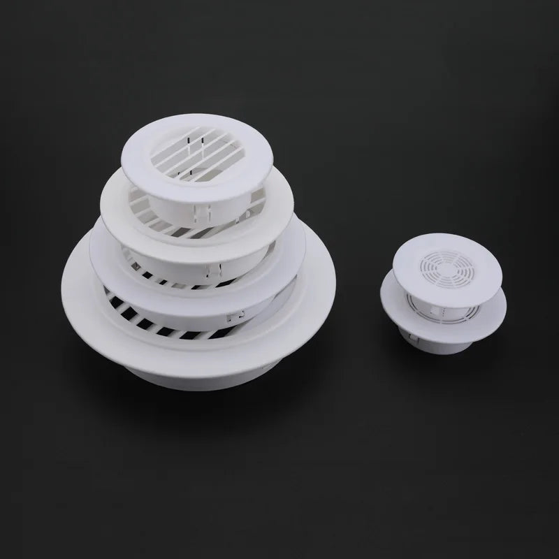 Air Vent Extract Valve Grille Air Conditioning Hole Cover Dust Plug Wall Ducting Decorative Cap Kitchen Bathroom Accessories Oasis Select