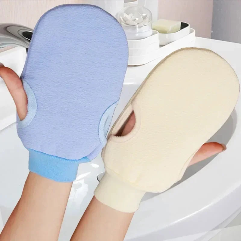 1PC SPA Foam Scrub Exfoliating Gloves For Shower Cleaning Scrub Mitt Rub Dead Skin Body Brush Towel Body Massage Oasis Select