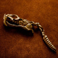 Copper Sidewinder Snake Tail Keychain Retro Pendant Bag Hanging Gift Fashion Accessories Necklace Pendant Oasis Select Sidewinder