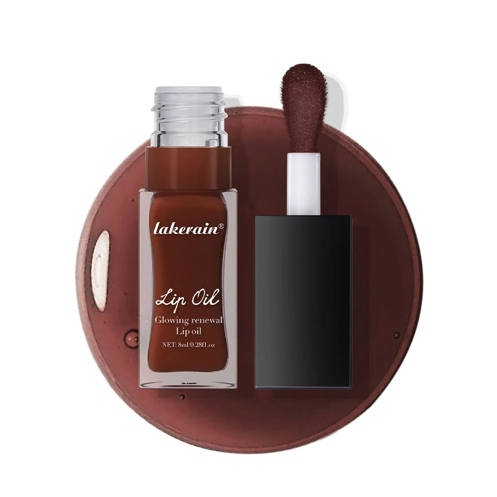 Glow Reviver Tinted Lip Oil – High-Shine & Apricot Oil, 8ml