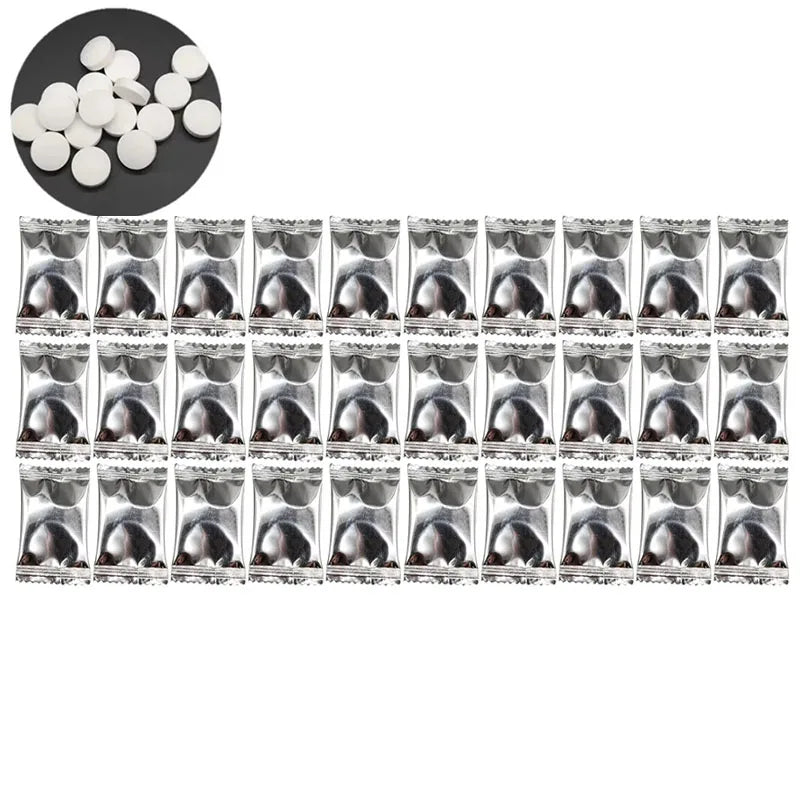 5/10/20/30/50/60pcs Full-Automatic Coffee Maker Machine Cleaning Tablets Descaling Agent for Home Office Shop Oasis Select 30PCS