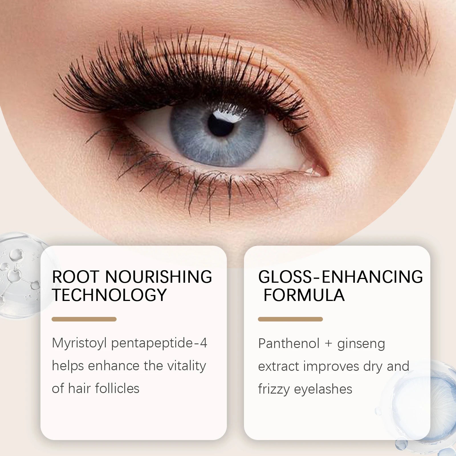 Eyelash Growth Serum Nourishing Lashes Eyebrow Enhancer Natural Fuller Booster Longer Thicker Lengthening Charming Eye Cosmetics Oasis Select