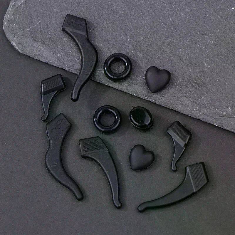 Anti-slip Silicone Ear Grip Glasses Eyeglasses Leg Ear Hook Stopper Bracket Fastener Accessories Temple Tip Eyewear Holder Oasis Select