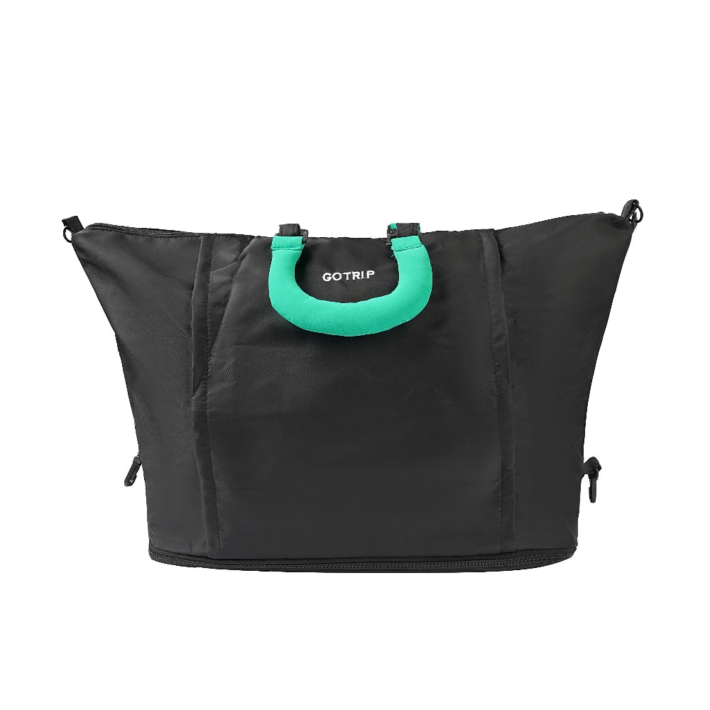 Expandable Oxford Cloth Duffel Bag, Water Resistant Large Capacity Travel Bag with Detachable Shoulder Strap Oasis Select