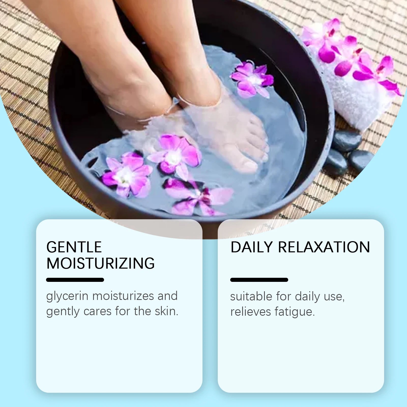 Magnesium Bath Salt Exfoliator Deeply Hydrating Soft Smooth Skin Improve Mood Nervous Sleep Quality Support Body Bath Salt SPA Oasis Select