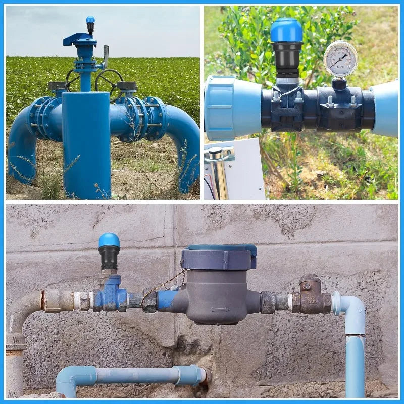 2PCS Kinetic Release Air Valve 3/4" BSP/NPT Male Thread Air Relief Vent Irrigation Water Saving for Agricultural Drip Systems Oasis Select