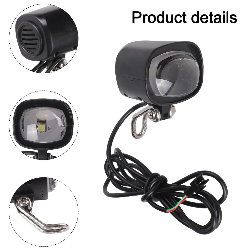 Electric Bike LED Headlight Offering Bright Illumination with a Reliable Waterproof Feature for All Riding Conditions Oasis Select