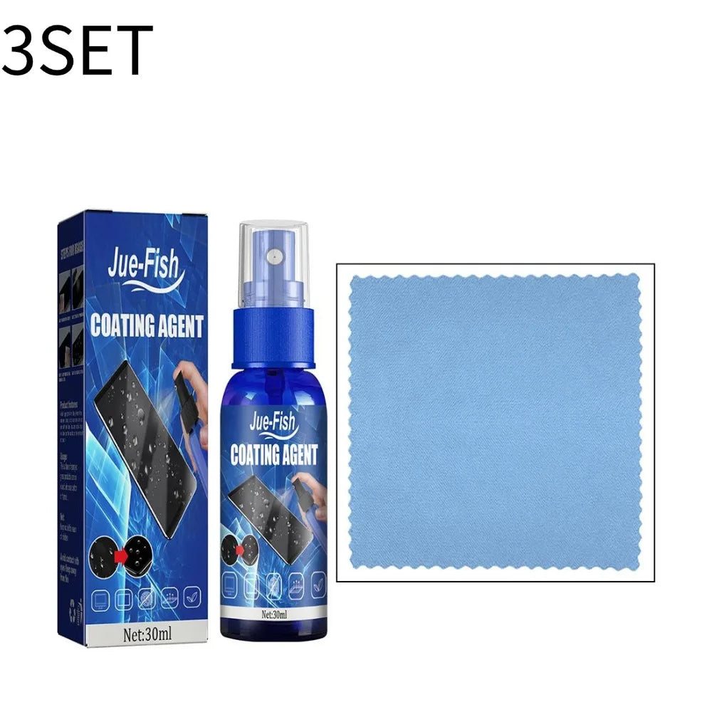Screen Cleaner Spray Kit with Microfiber Cloth Anti-Fingerprint Polish Coating for Phone Tablet Camera Screen Cleaning Protectio Oasis Select 3pcs