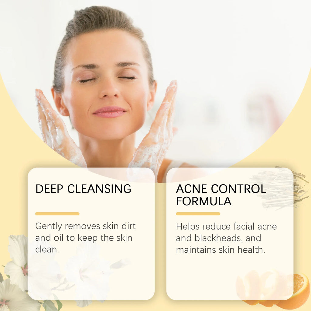 Gentle Honey Foam Face Wash Gentle Cleansing Skin Hydrating Fresh Oil Control Foaming Facial Cleanser Daily Skincare Oasis Select