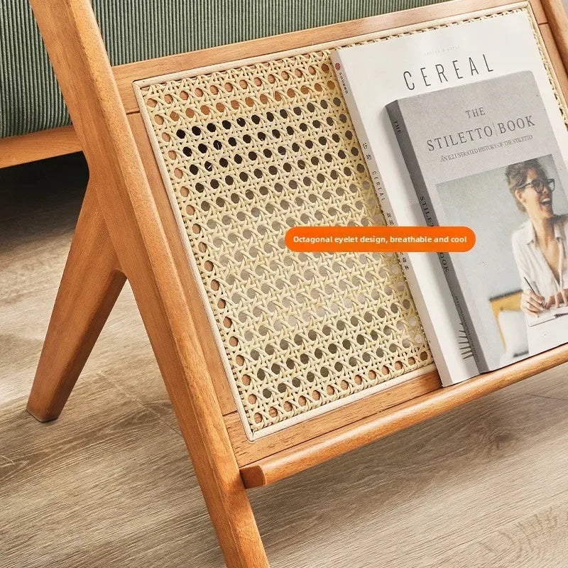 Multi-functional Solid wood coffee table household living room rattan sofa side few small tables Oasis Select