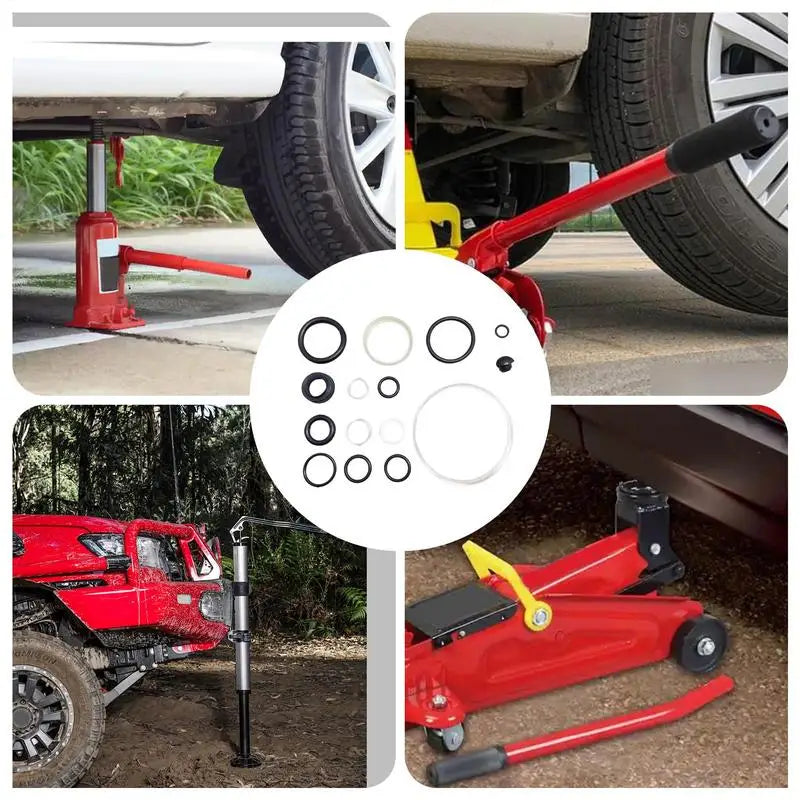 Floor Jack Seal Kit O Ring Horizontal Jack Accessories Complete Set Professional Car Repair Tool Small Gadgets for Professional Oasis Select