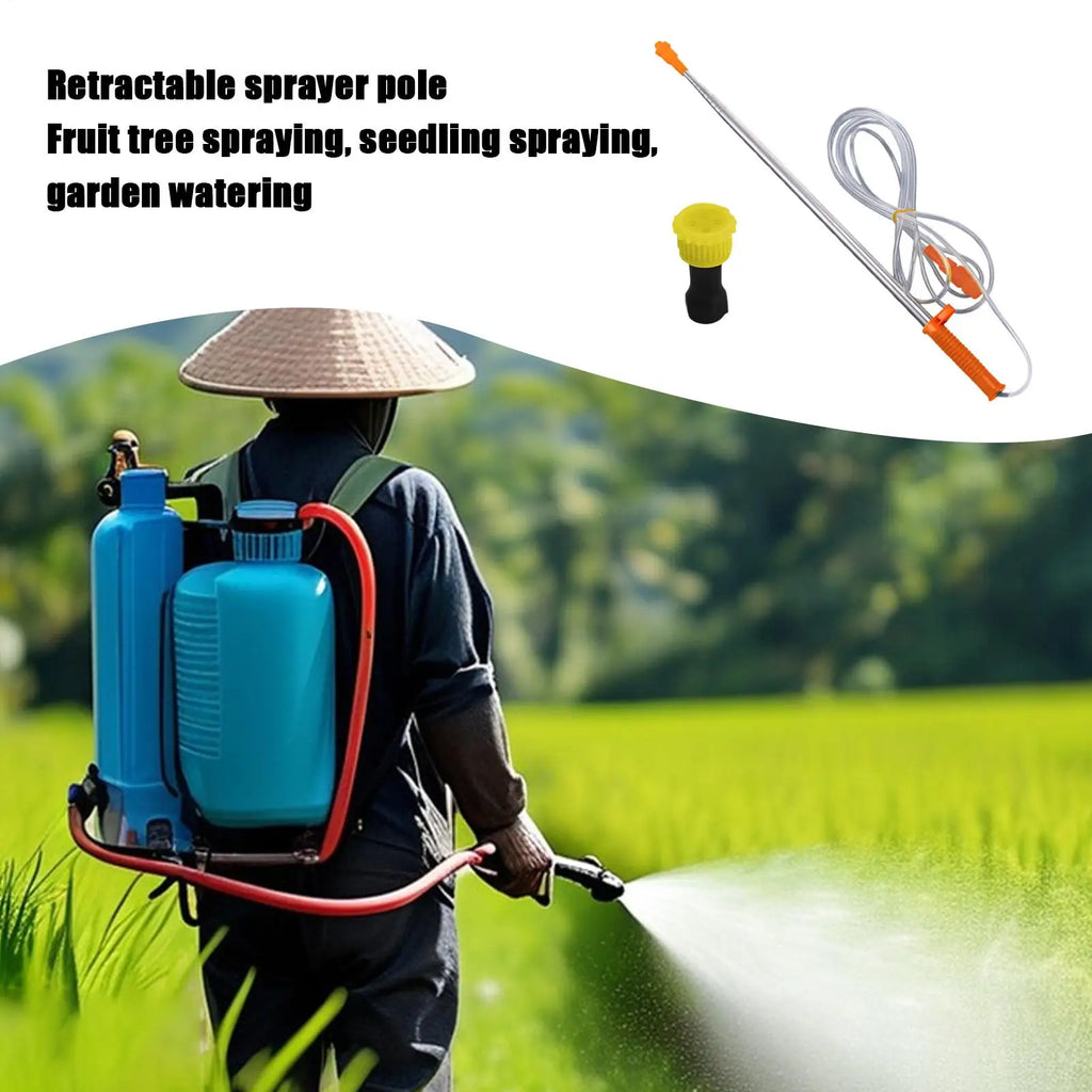 2.6m Stainless Steel Telescopic Spray Rod Gardening Sprayer Rod Gardening Tools Agricultural Sprayer Wand Wand Sprayer Accessory Oasis Select