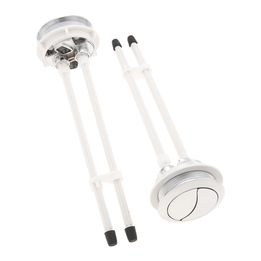 2Sets 48mm Dual Flush Toilet Button,for Glacier Bay/AquaSource,Tool-Free Installation with Adjustable Rods Corrosion-Resistant Oasis Select