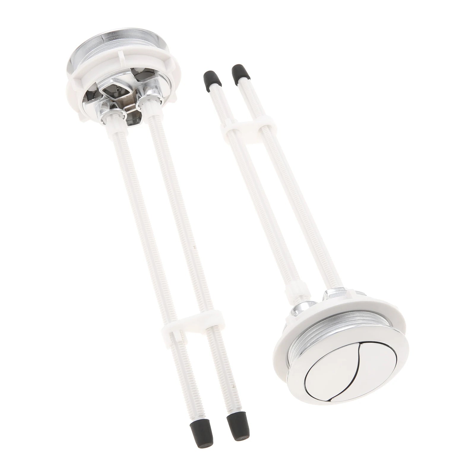 2Sets 48mm Dual Flush Toilet Button,for Glacier Bay/AquaSource,Tool-Free Installation with Adjustable Rods Corrosion-Resistant Oasis Select