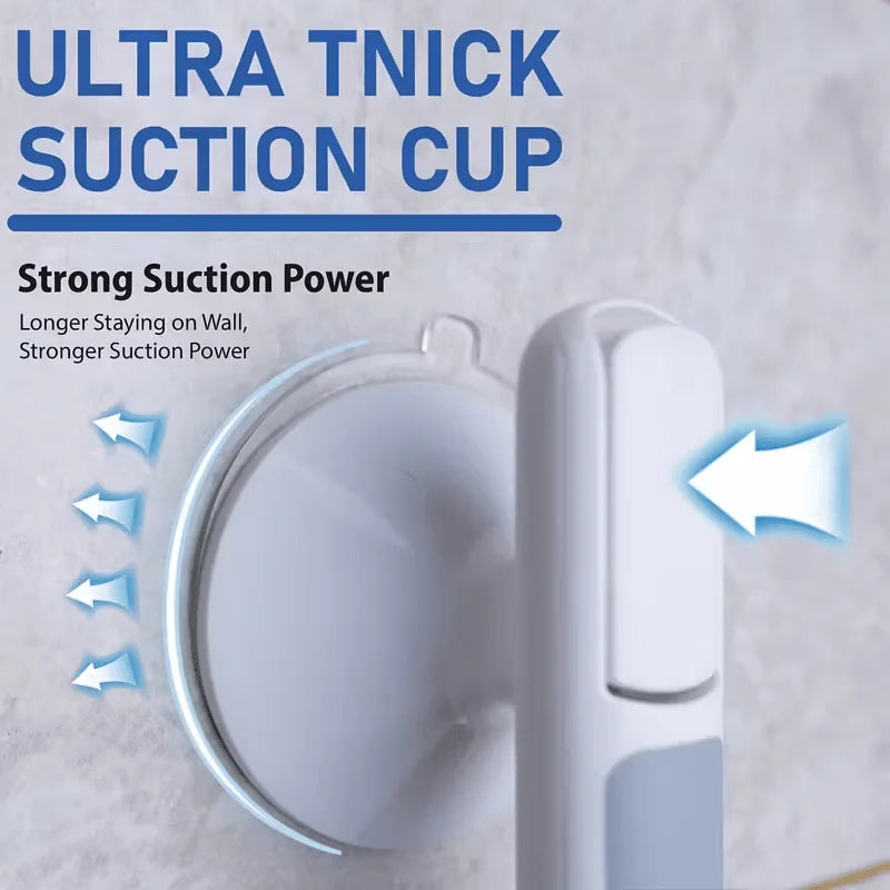 1pc Powerful Suction Cup Safety Handrail – No Drill, Easy Install, Mobility Aid for Bathroom, Kitchen,Living Room, Works on Tile Oasis Select
