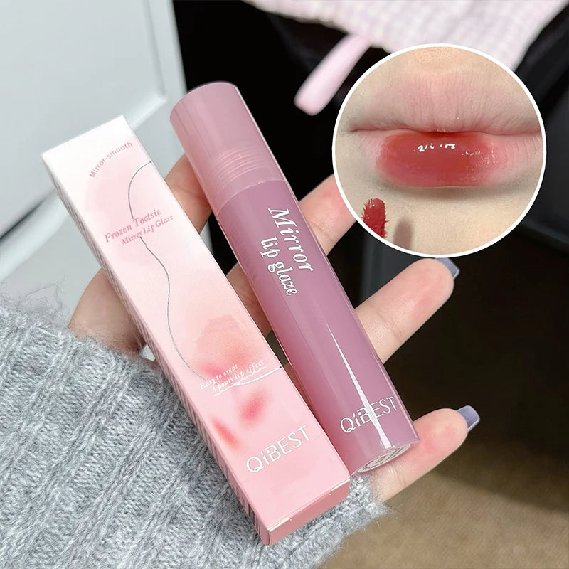 QiBest Mirror Lip Glaze – Hydrating Tint & Long-Lasting Gloss