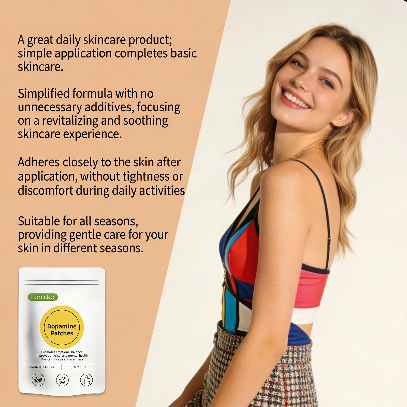Laniska Body Care Patch – Moisturizing & Nourishing Skin Patch