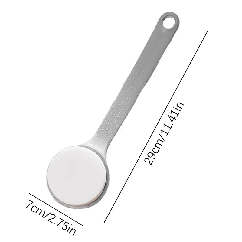 SUSU Lotion Applicator Body Wash Brush Padded Brush With Long Reach Handle Self Application For Back Feet Skin Cream Sunscreen Oasis Select 1pcs