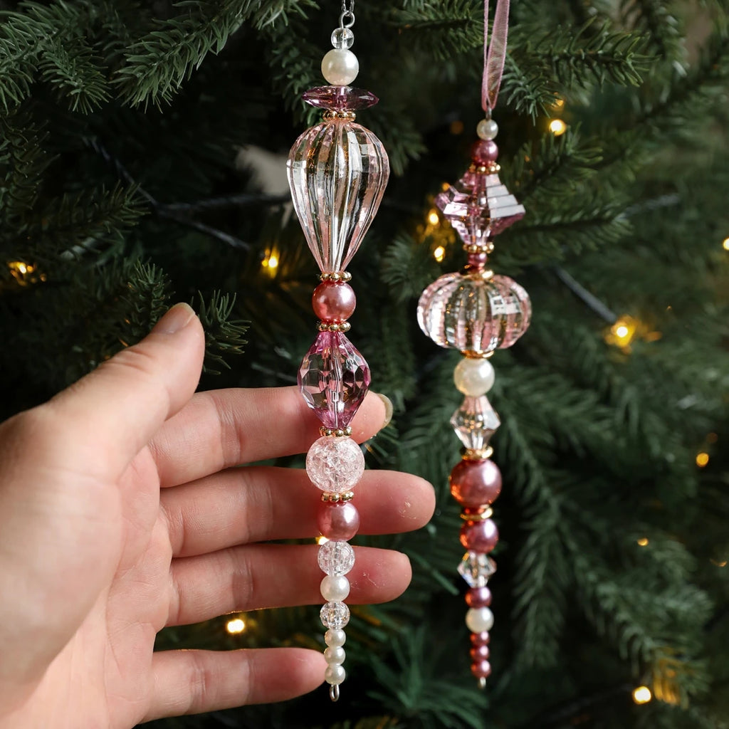 Acrylic Crystal Christmas Tree Hanging Ornament Pendant