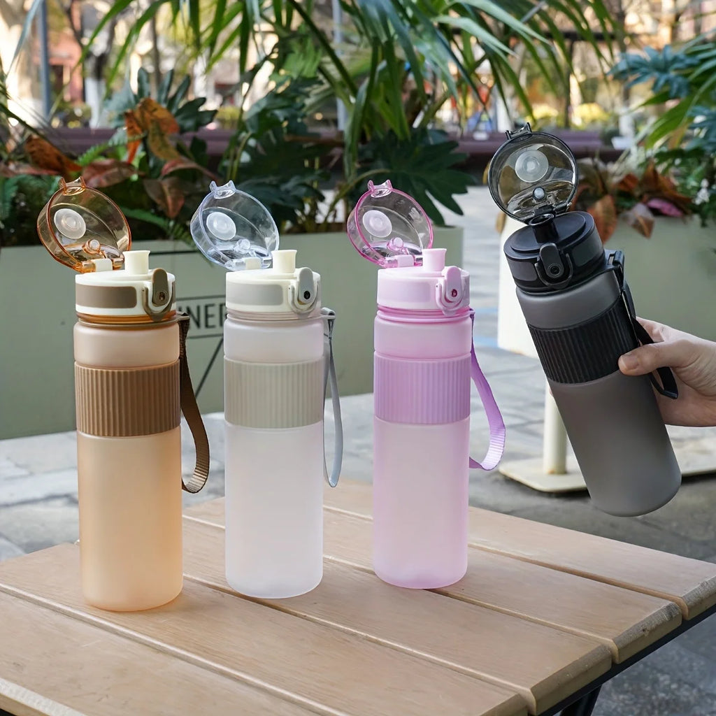 530ml BPA-Free Plastic Water Bottle with Lid and Strap - for Hiking, Fitness, and Casual Use Durable Water Container Bottle Oasis Select