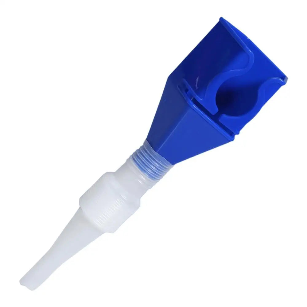 Foldable Car Motorcycle Refueling Gasoline Engine Portable Plastic Oil Funnel Filter Transfer Tool Flexible Funnel Draining Tool Oasis Select Blue
