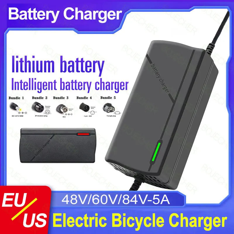 36V 48V 60V 72V Charger 2A 3A 5A 10S 13S 16S 20S Lithium-ion Battery Pack 42V 54.6V 67.2V 84V Electric Bike Scooter Intelligent Oasis Select