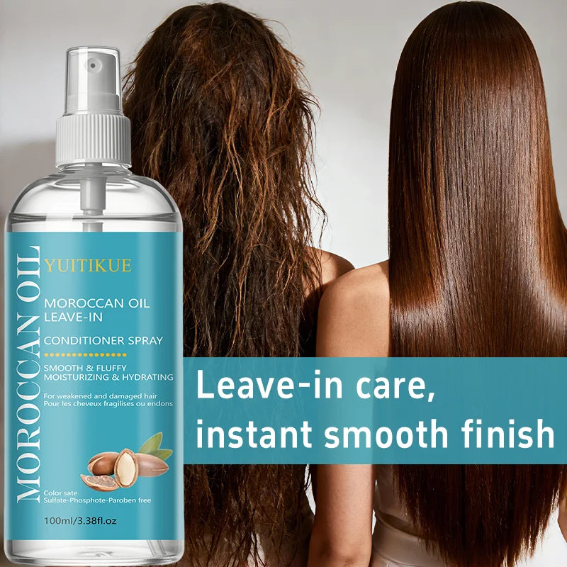 Moroccan Argan Oil Leave-In Conditioner Spray – Anti-Frizz