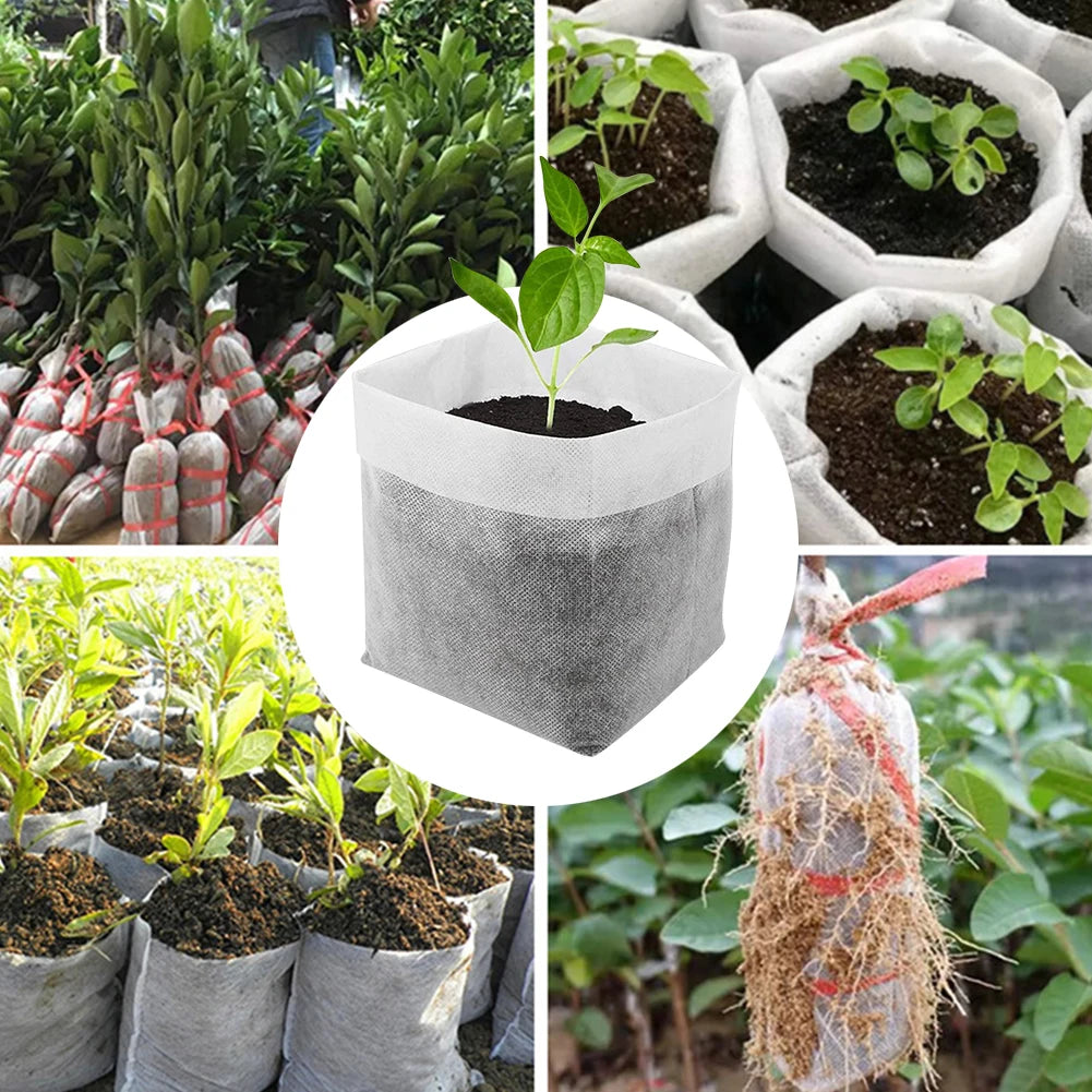 Biodegradable Non-Woven Seed Nursery Bags – Plant Grow Bags Seed Nursery Bags Oasis Select
