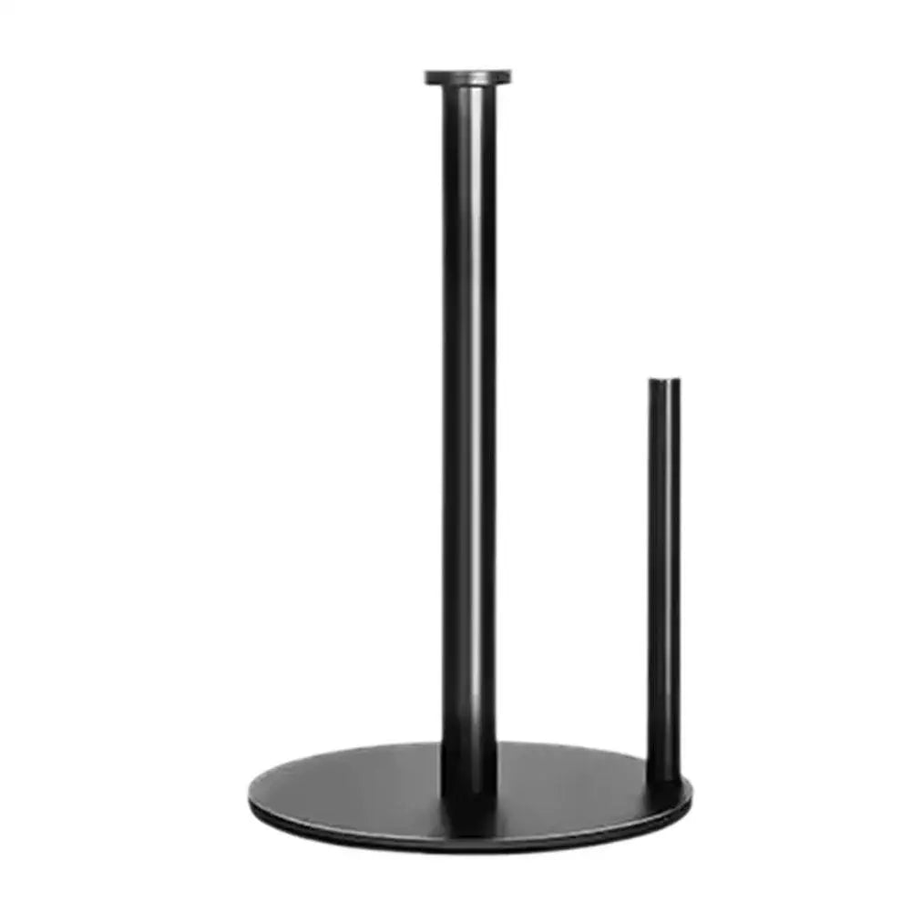 Paper Towel Holder Countertop Heavy-Duty Countertop Organizer, Space-Saving Design for Paper Towels for Bathroom Kitchen Oasis Select Black