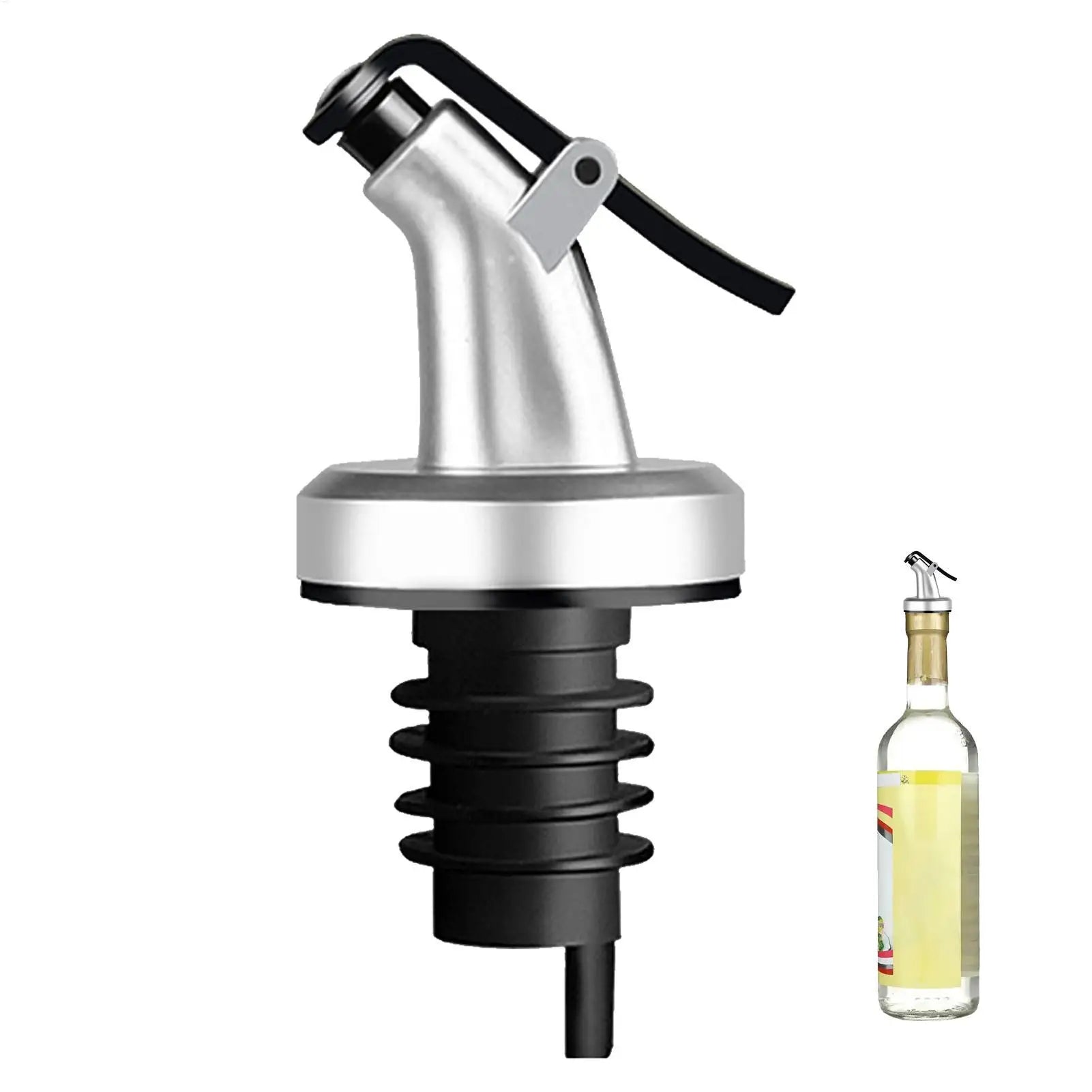 Oil Bottle Spout Leak Proof Nozzle Classic Oil Spouts for Bottles Liquor Bottle Pourers Spouts for Olive Oil Soy Sauce Vinegar Oasis Select