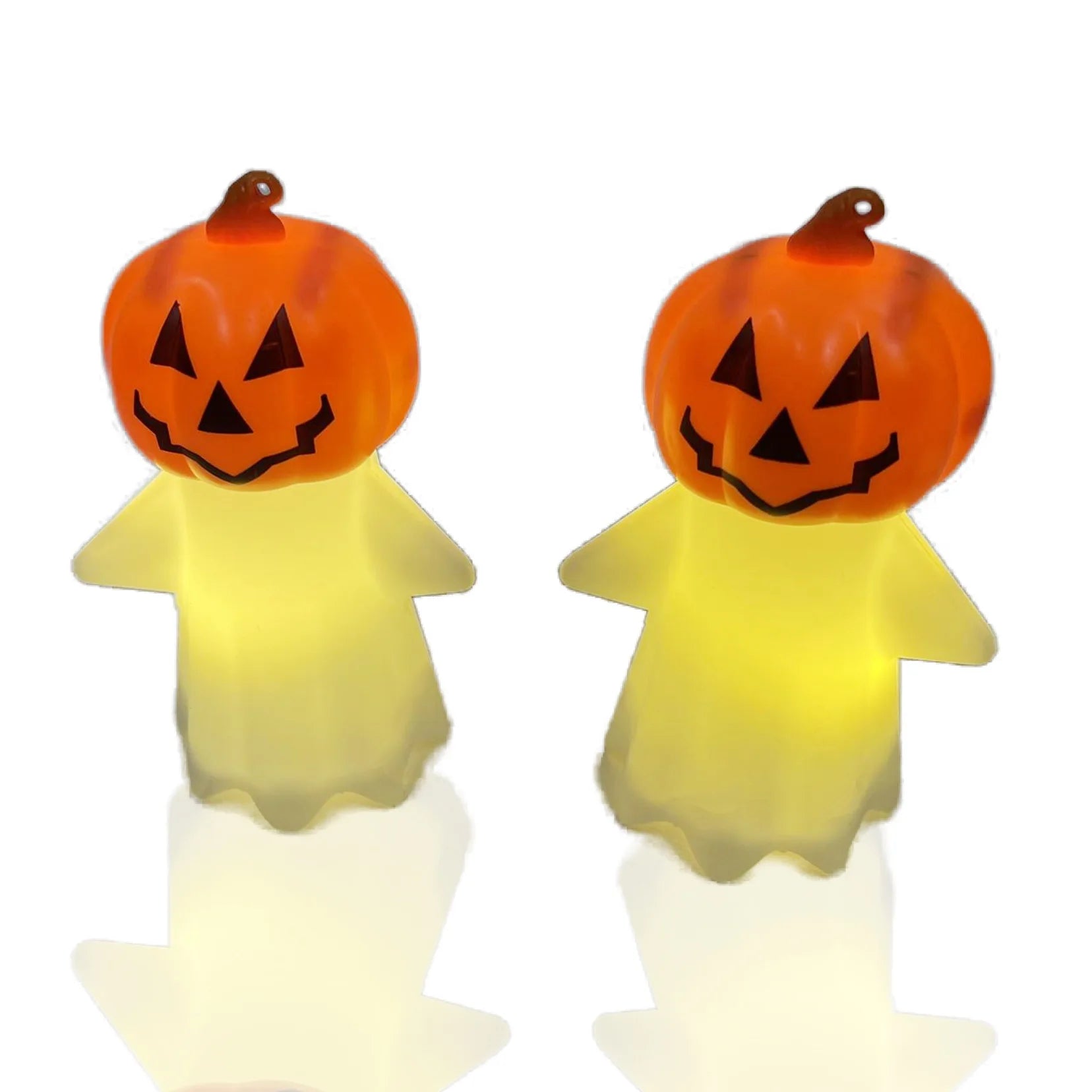 Halloween Glow Warm Yellow Light Glow Pumpkin Ghost Light Cute Ghost Night Light Oasis Select