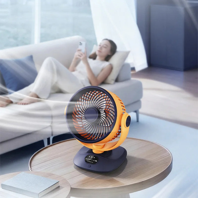 USB Desktop Fan – Quiet 3-Speed Oscillating Mini Table Fan