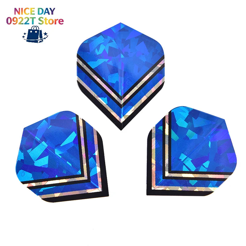 15/30pcs PVC Reflective Laser Dart Wing Set Darts Flights Nice Dart Flights Set@#X Oasis Select
