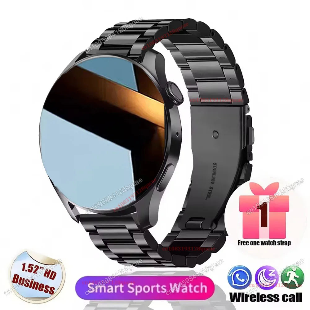 Bluetooth Smartwatch for Men – Heart Rate, Fitness & Calls