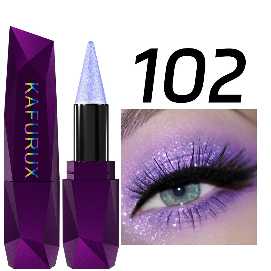 KAFURUX 25-Color Pearlescent Eyeshadow Stick – Waterproof