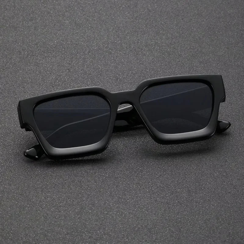 1PC Unisex Plastic Fashion Square Frame Sunglasses For Street Photography And Beach Trips Driving Accessories Oasis Select
