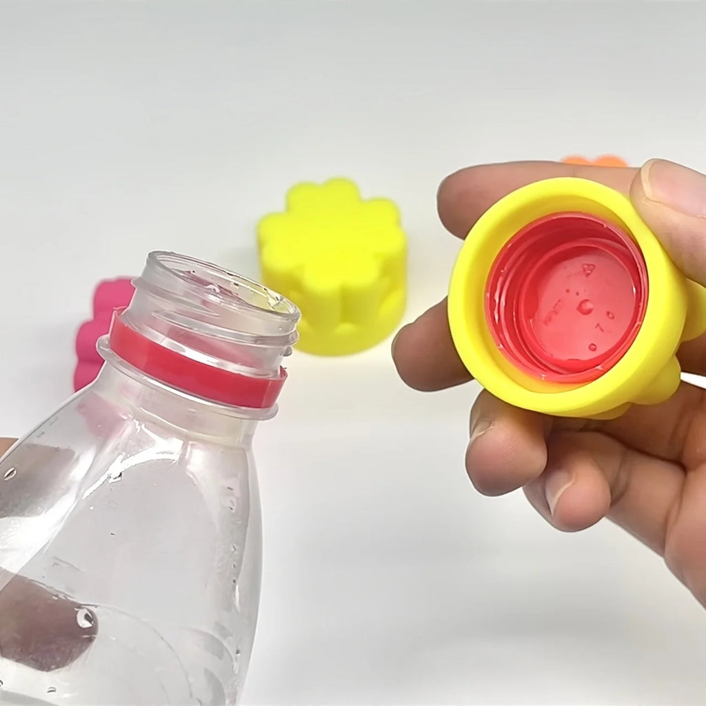 2PCS Heavy-duty Silicone Bottle Opener, Ergonomic Anti Slip Grip and Lever Mechanism, Easy To Rotate Lever Type Bottle Opener Oasis Select