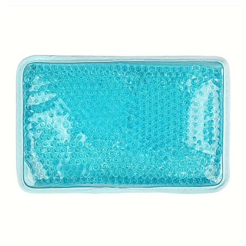 Hot Compress Gel Ball Ice Pack Pvc Double-Sided Pillow, Hot and Cold Compress Heating Pack with Strap, Handheld Ice Pack, Three Colors, Single Pack Oasis Select Blue