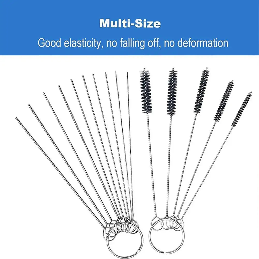 Carburetor Cleaning Tool Carbon Dirt Jet Remove Brushes Needles for Car Motorcycle Moped Scooter ATV Carb Jets Wire Cleaner Kits Oasis Select